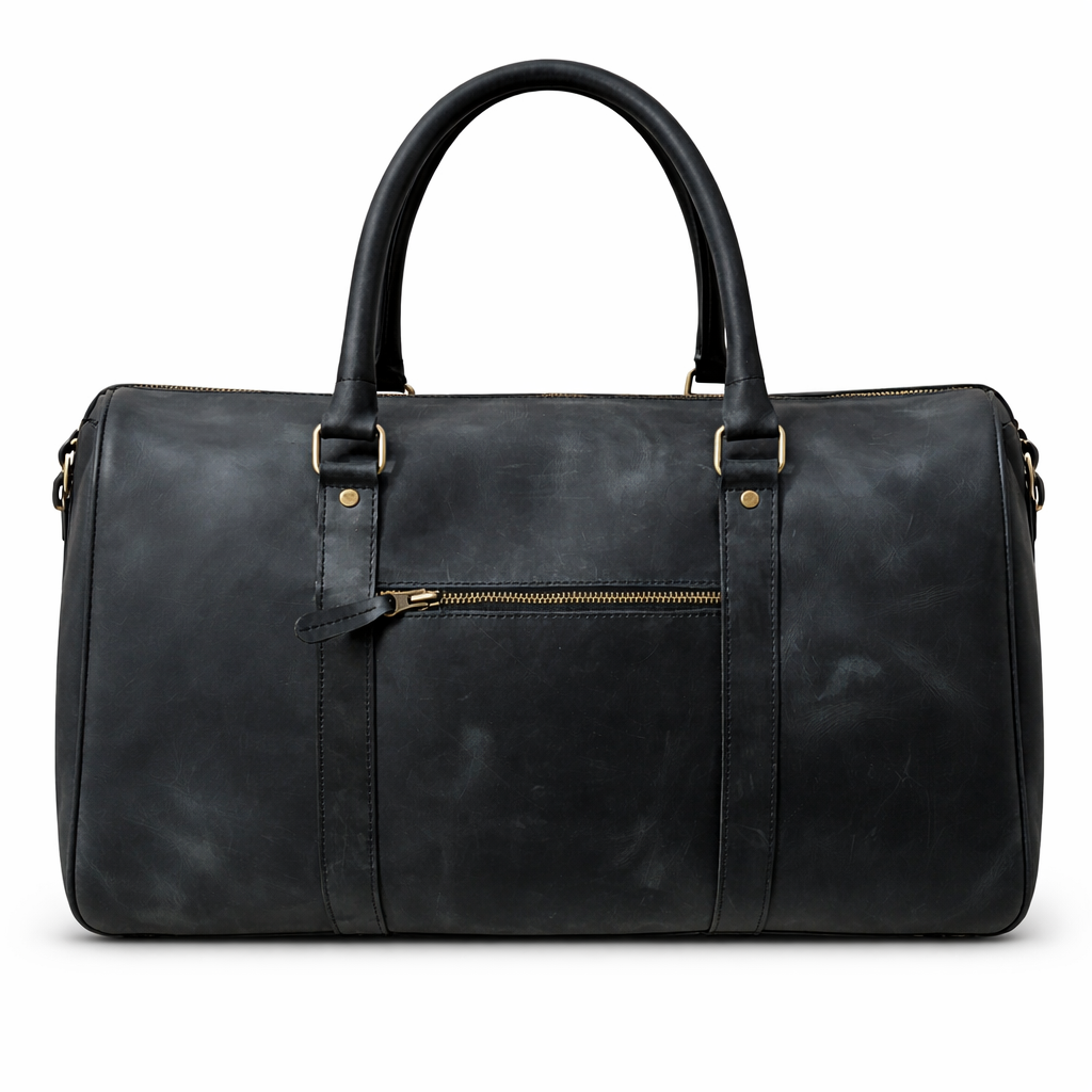 Premium Leather Travel Duffle