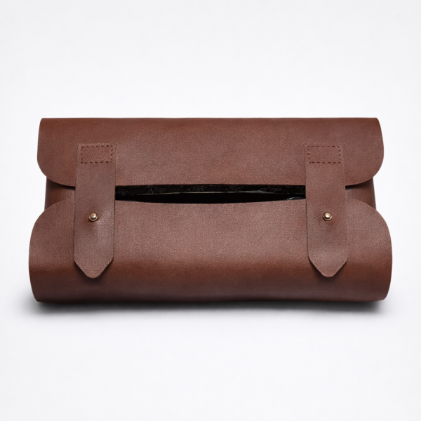 Classic Leather Roll Clutch